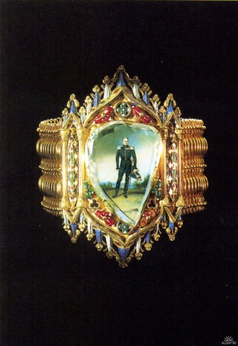 Портрет Александра 1 под плоским алмазом