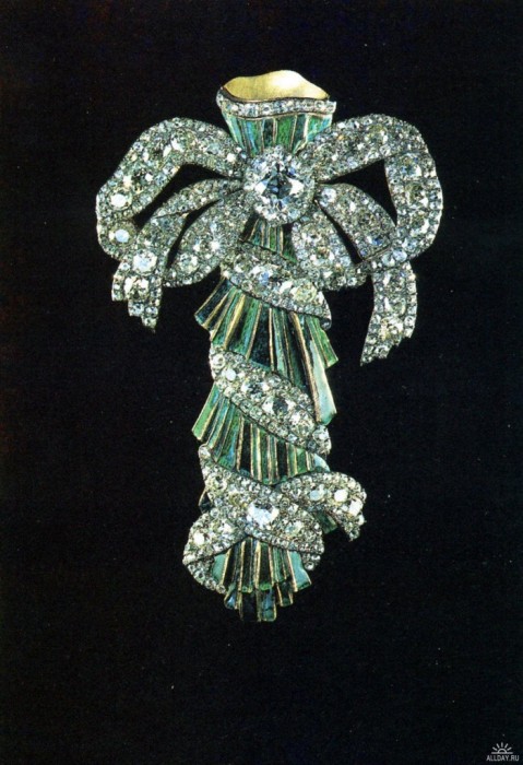 Портбукет. Золото, бриллианты, эмаль. Петербург, около 1770